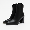 Women's Block Heel Pointed-Toe Boots