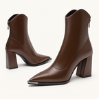 Women's Block Heel Pointed-Toe Boots