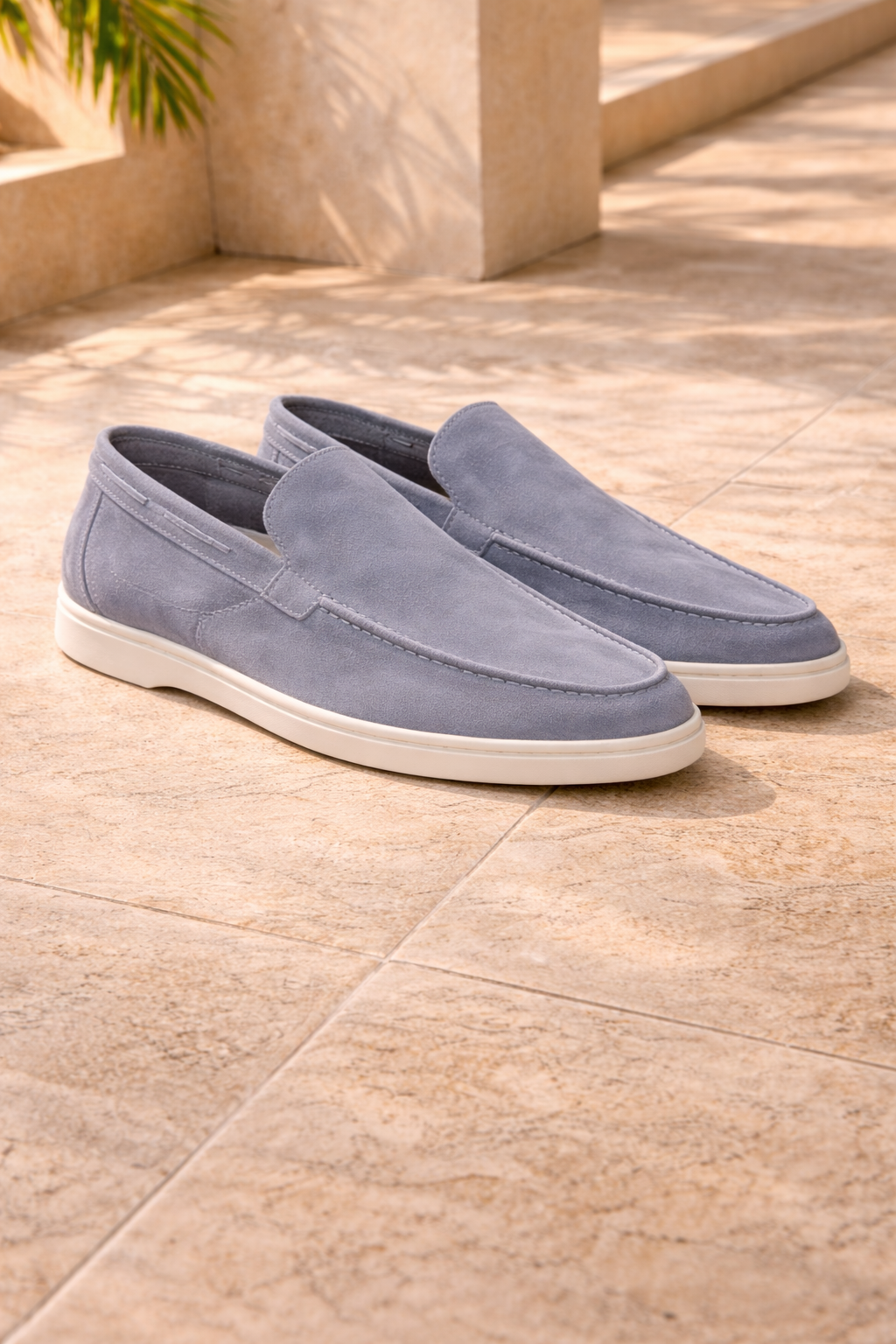 Men's Minimal Suede Loafers