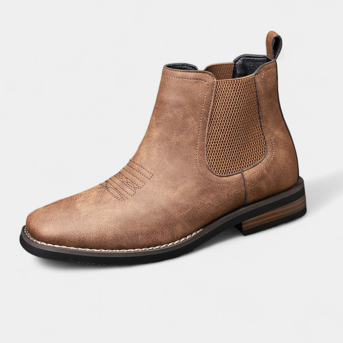 Men's Leather Smart Casual Chelsea Boots