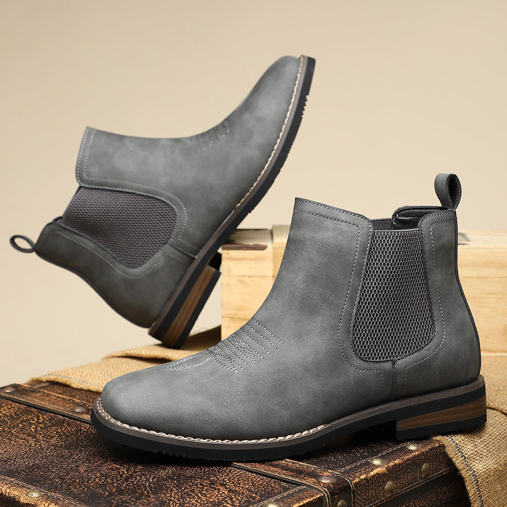 Men's Leather Smart Casual Chelsea Boots