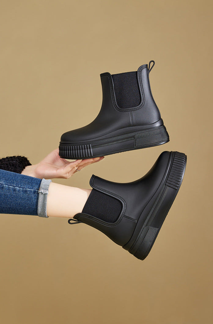 Women's Waterproof Platform Chelsea Boots