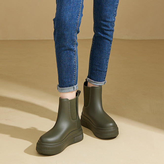 Women's Waterproof Platform Chelsea Boots