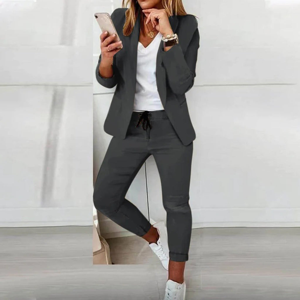 Women's Relaxed Blazer & Jogger Set