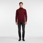 Men's Ribbed-Finish Fine Knit Jumper