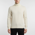 Men's Ribbed-Finish Fine Knit Jumper