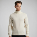 Men's Ribbed-Finish Fine Knit Jumper