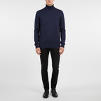 Men's Ribbed-Finish Fine Knit Jumper