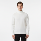 Men's Ribbed-Finish Fine Knit Jumper