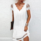 Women's Lace Sleeve Mini Dress
