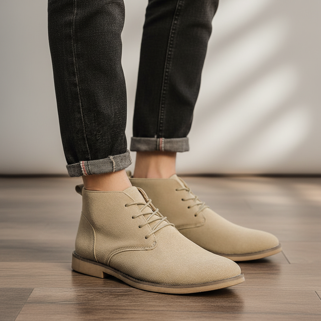 Men's Smart Nubuck Chukka Boots