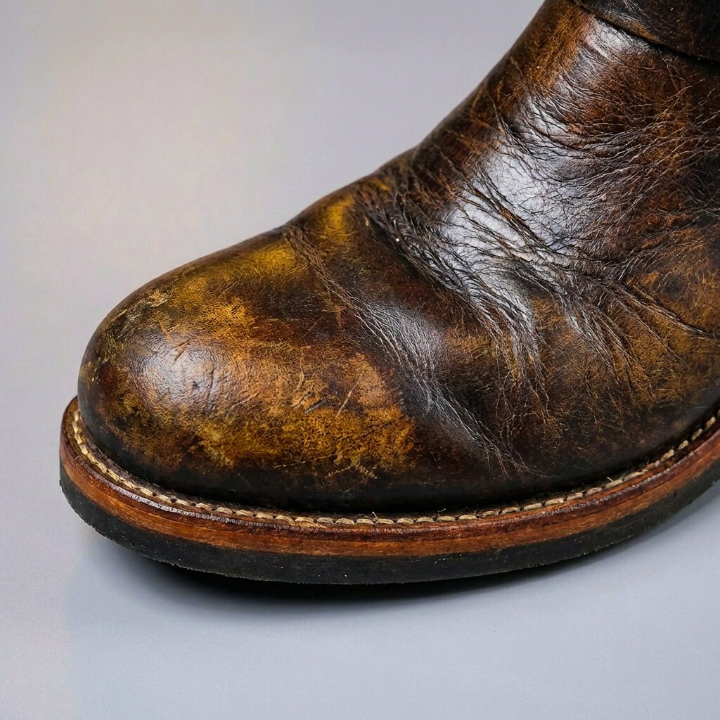 Men's Mid Calf Buckle Engineer Boots