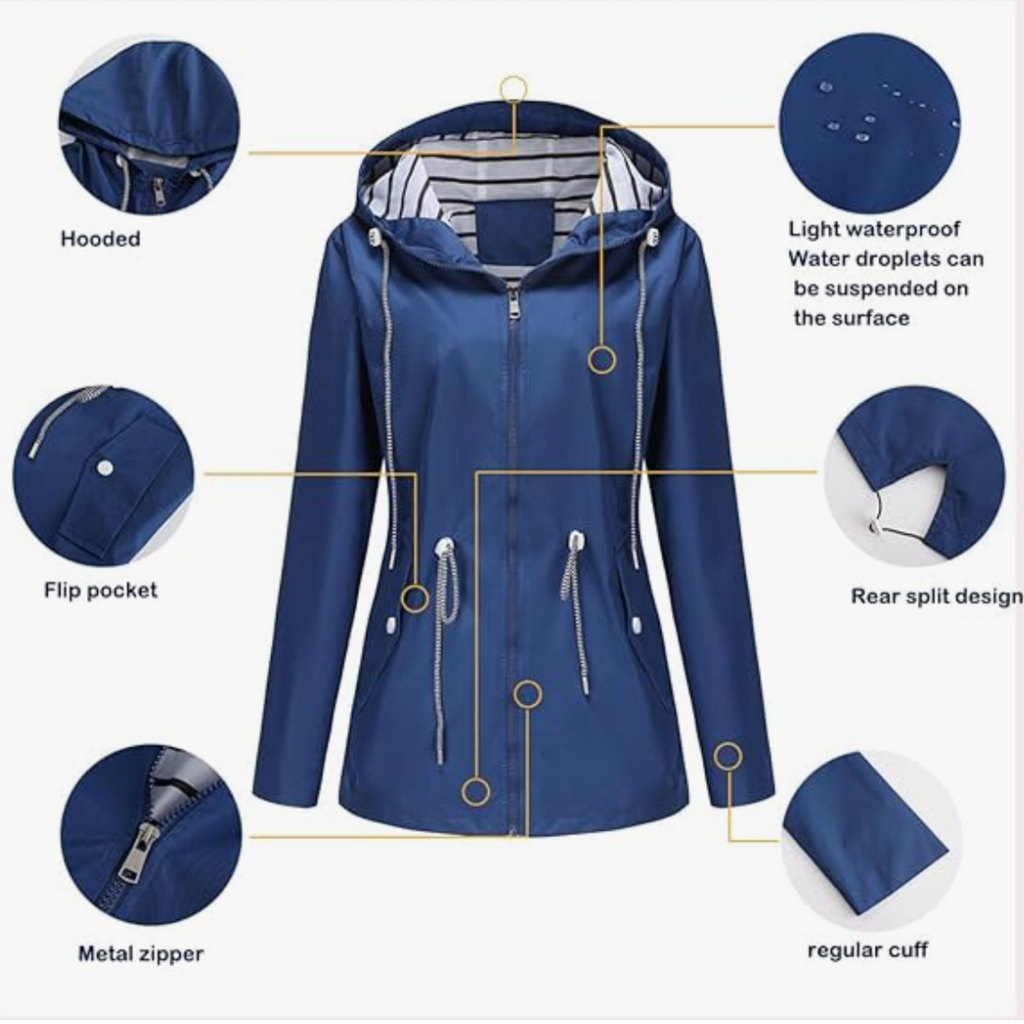 Women's Sleek Weatherproof Jacket