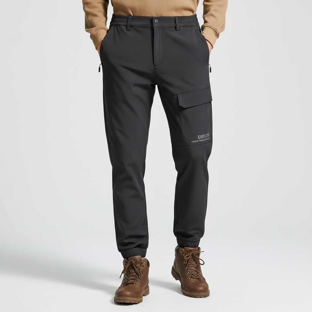 Men's Fleece Lined Cargo Trousers