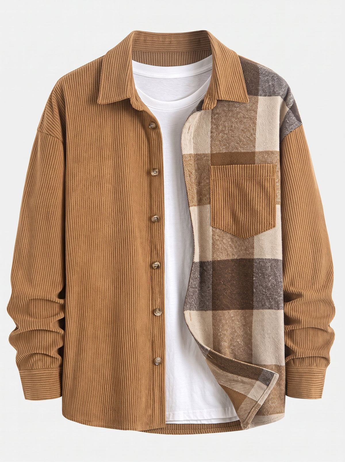 Men's Corduroy Two-Piece Jogger Set