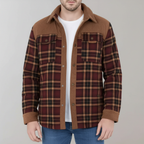 Men's Flannel Fleece Lined Jacket