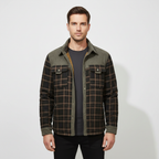 Men's Flannel Fleece Lined Jacket