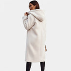 Women's Faux-Fleece Long Overcoat