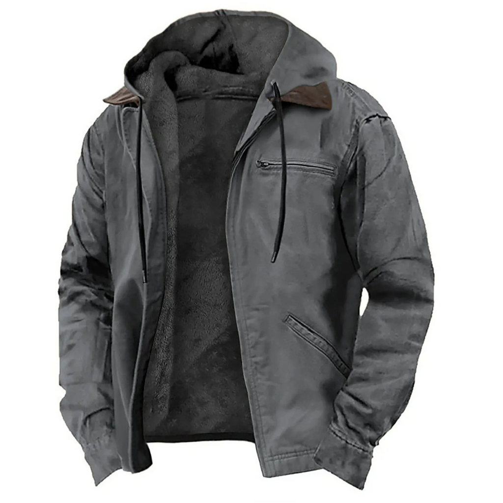 Men's Warm Full Zip Winter Jacket