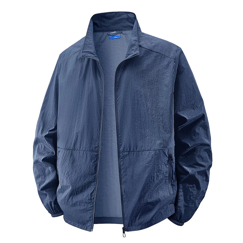 Men's Multi Pocket Lightweight Zip Jacket