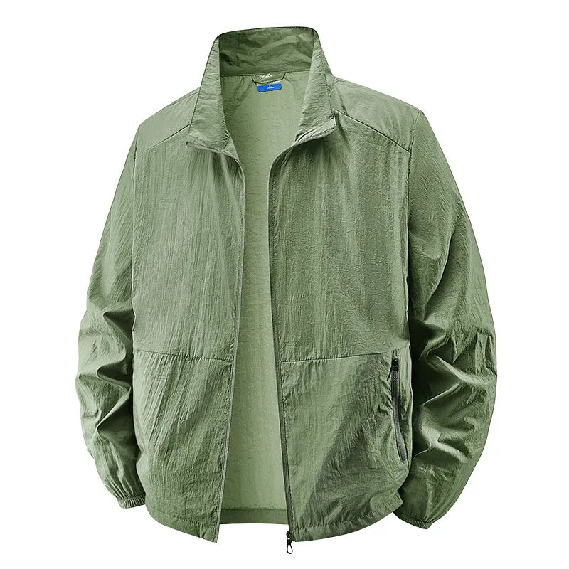 Men's Multi Pocket Lightweight Zip Jacket