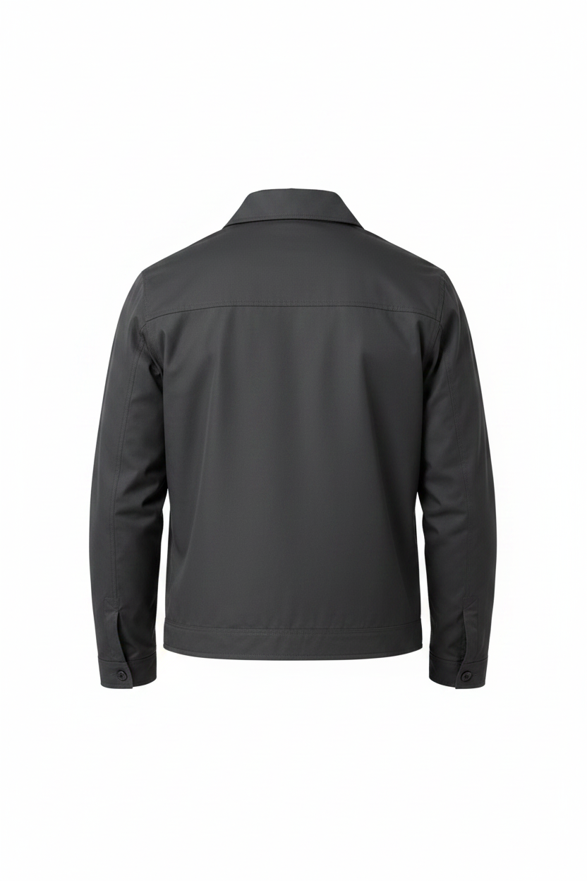 Men's Lightweight Zip Front Harrington