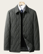 Men's Button Up Quilted Field Jacket