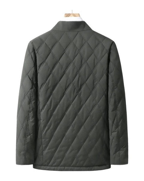 Men's Button Up Quilted Field Jacket
