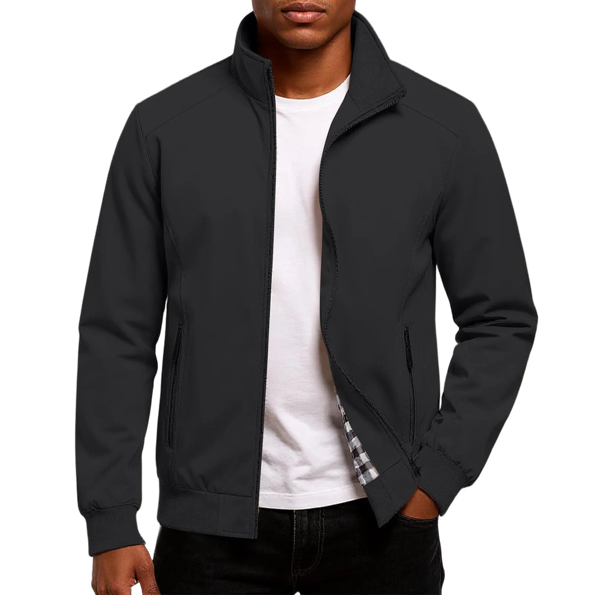 Men's Lightweight Stand Collar Bomber