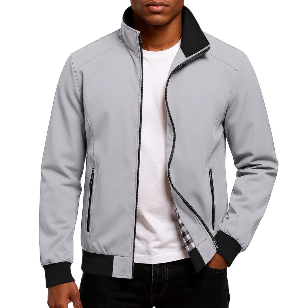 Men's Lightweight Stand Collar Bomber