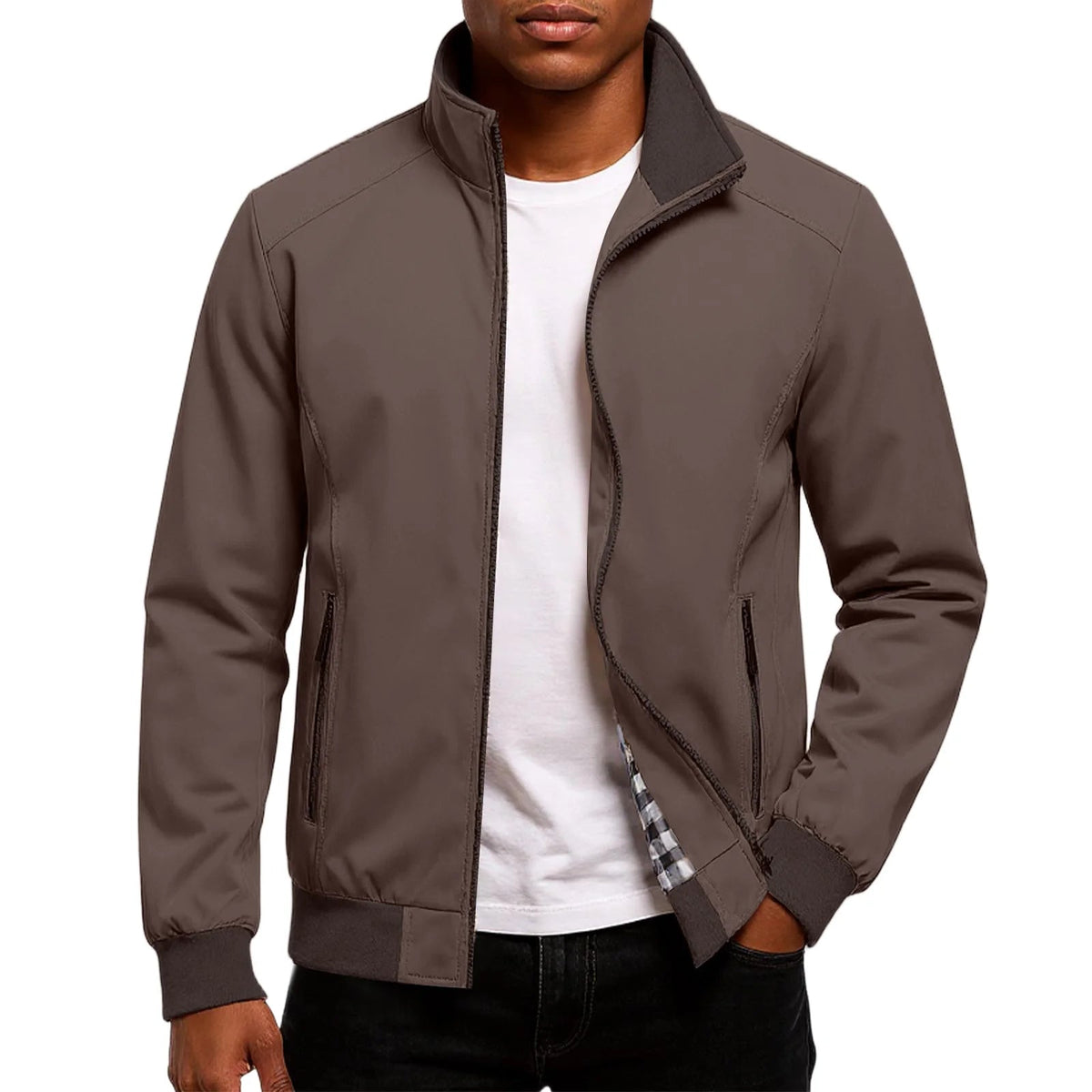 Men's Lightweight Stand Collar Bomber