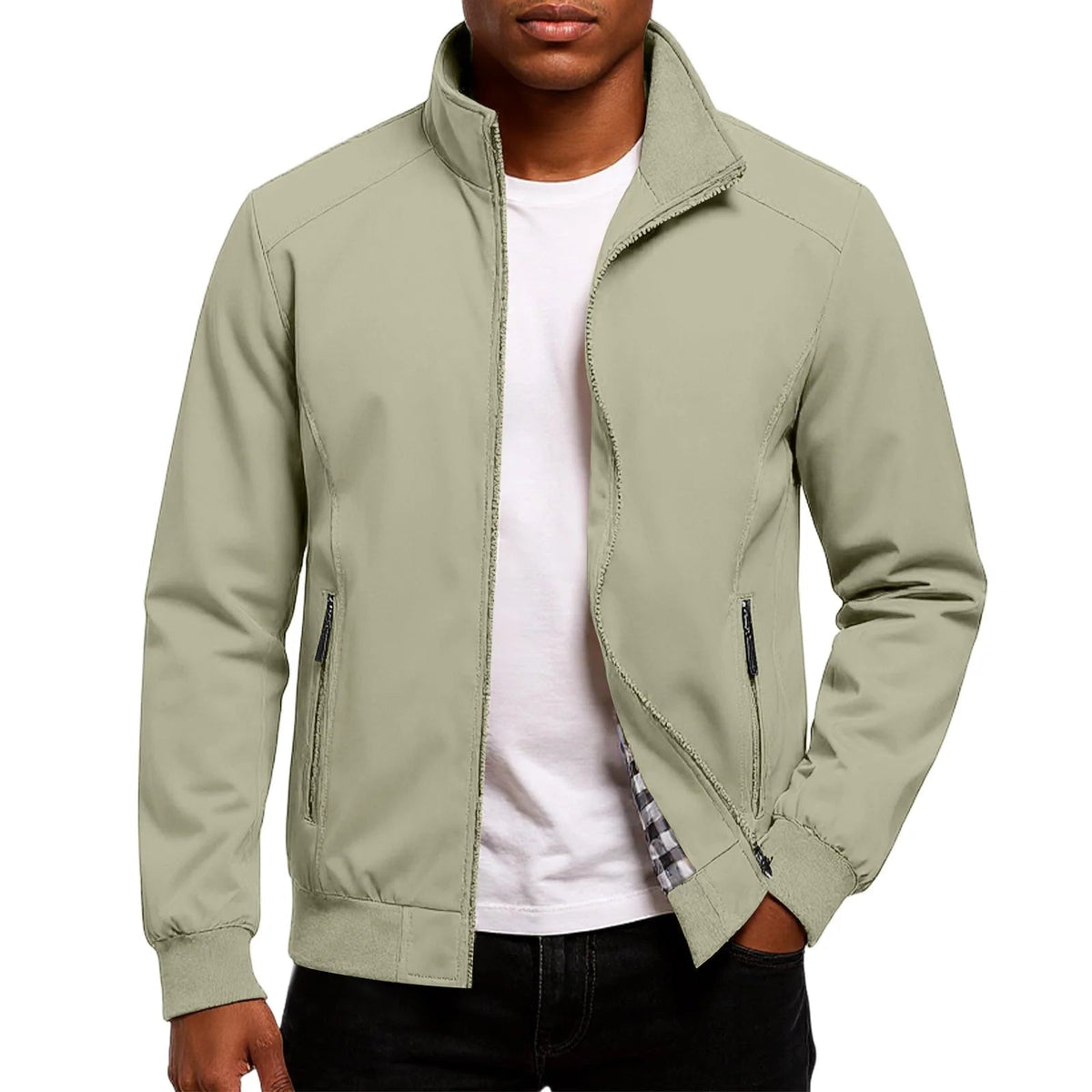 Men's Lightweight Stand Collar Bomber