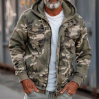 Men's Hooded Cargo Jacket