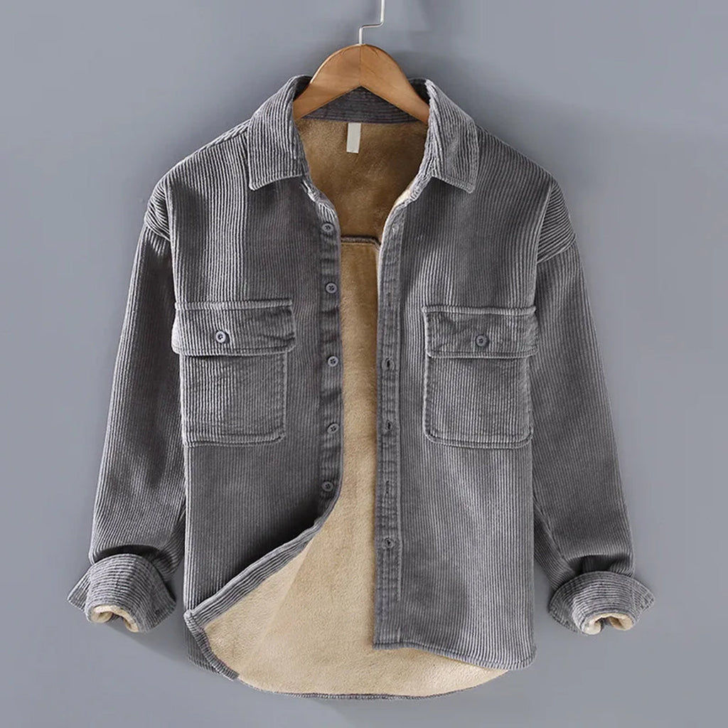 Men's Corduroy Button Up Overshirt