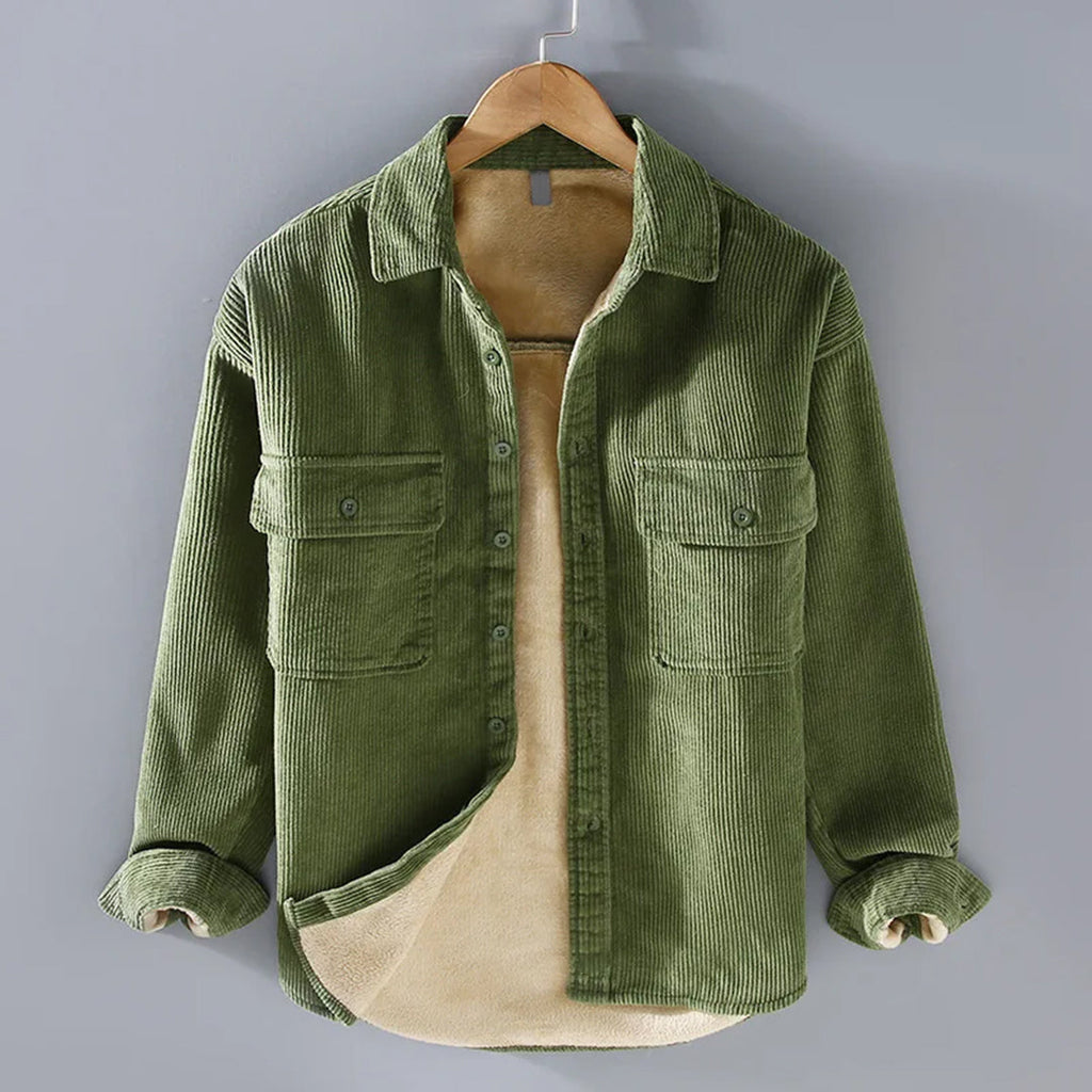 Men's Corduroy Button Up Overshirt