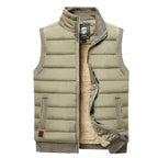 Men's Fur Lined Padded Gilet