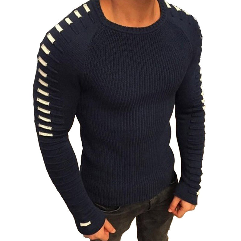 Men's Slim Raglan Knit Jumper