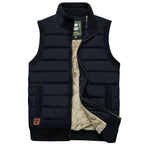 Men's Fur Lined Padded Gilet