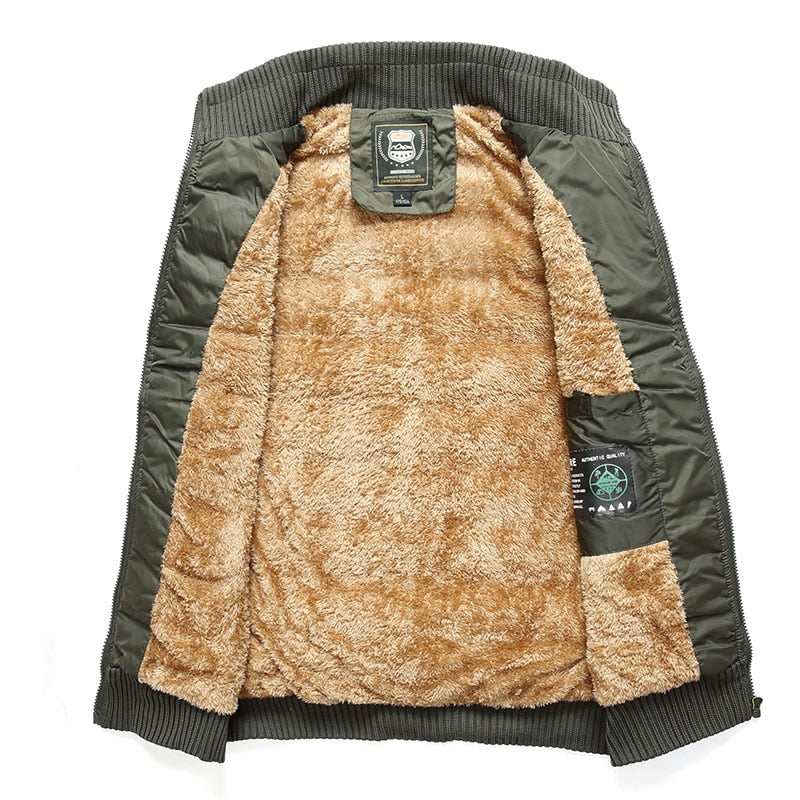 Men's Fur Lined Padded Gilet