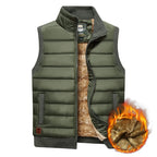 Men's Fur Lined Padded Gilet