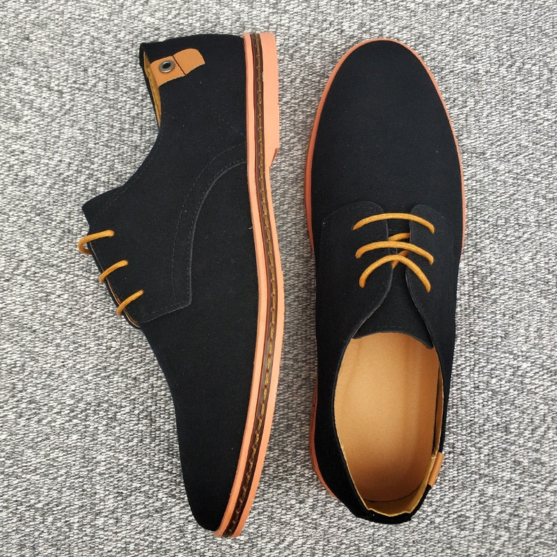 Men's Suede Look Derby Shoes