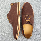 Men's Suede Look Derby Shoes