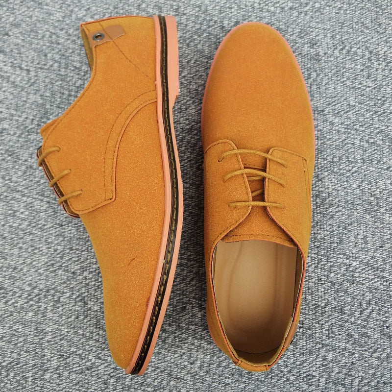 Men's Suede Look Derby Shoes