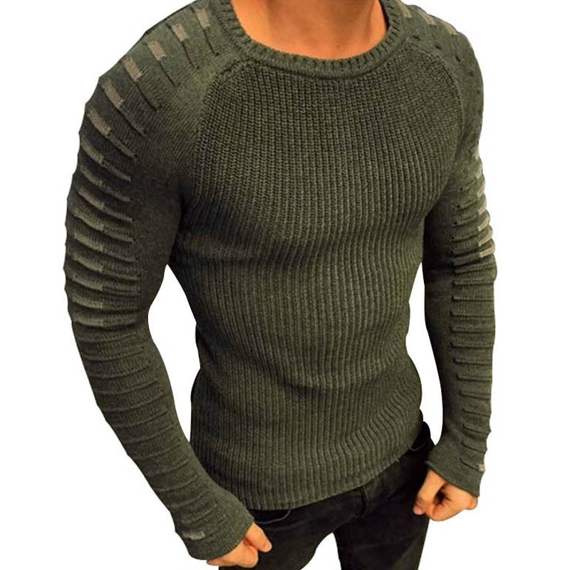 Men's Slim Raglan Knit Jumper