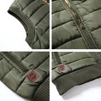 Men's Fur Lined Padded Gilet