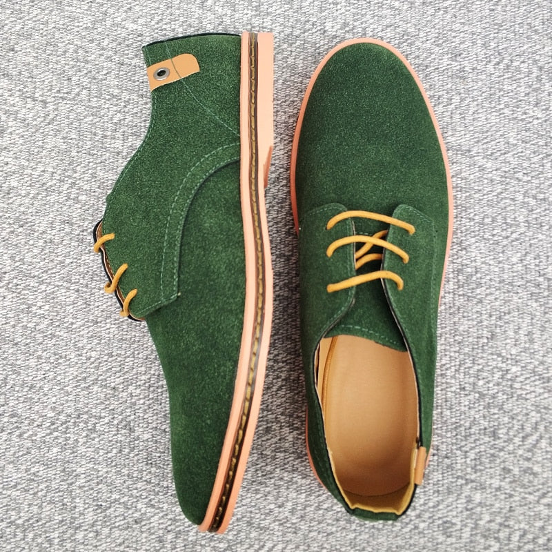 Men's Suede Look Derby Shoes