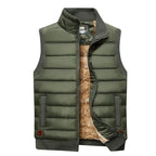 Men's Fur Lined Padded Gilet