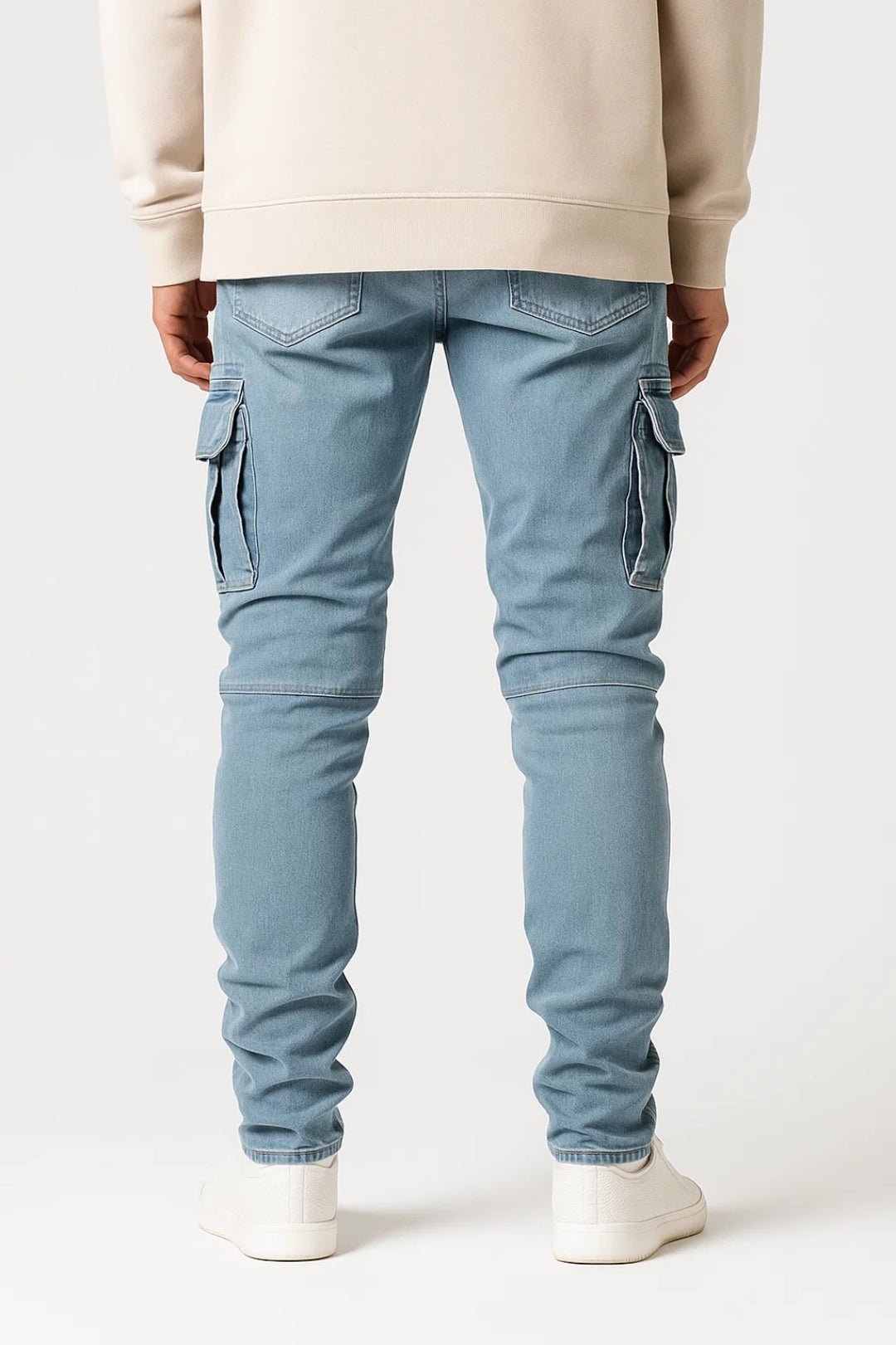 Men's Tapered Cargo Jeans