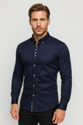 Men's Tailored Printed Trim Shirt