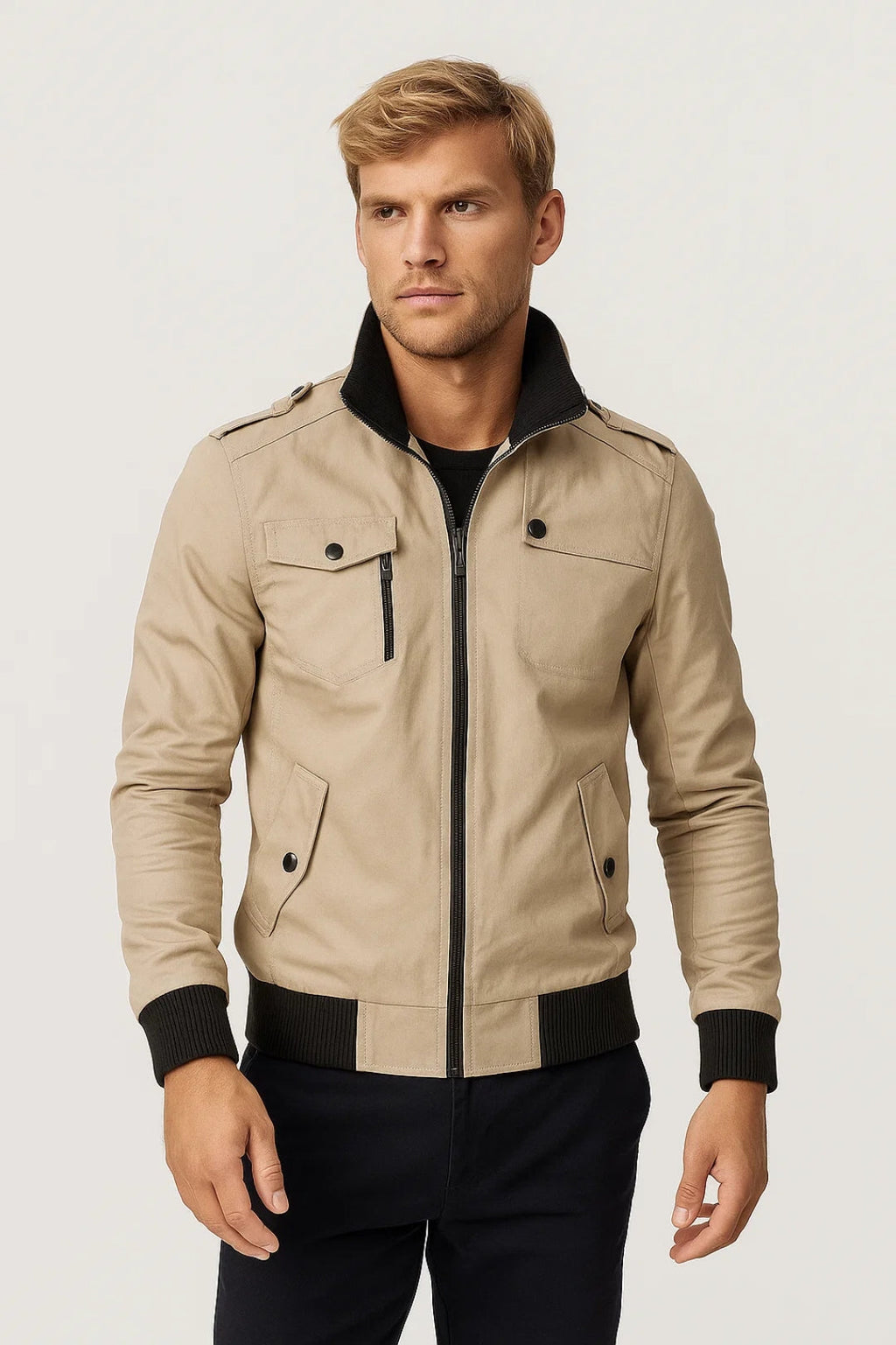 Men's Relaxed Chest Pocket Jacket